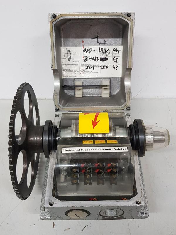 Nockenschaltwerk mit 4 Schaltspuren, Werkzeugüberwachung, Prozess-Überwachung