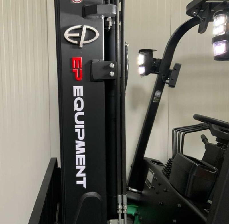 Neuer Elektro Gabelstapler, Triplex 4800 mm mit Freihub und Seitenschieber
