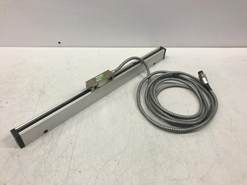 Glasmaßstab, inkrementales Längenmesssystem, Linear Scale, Maßstab mit Glaslineal für Positionsanzeige