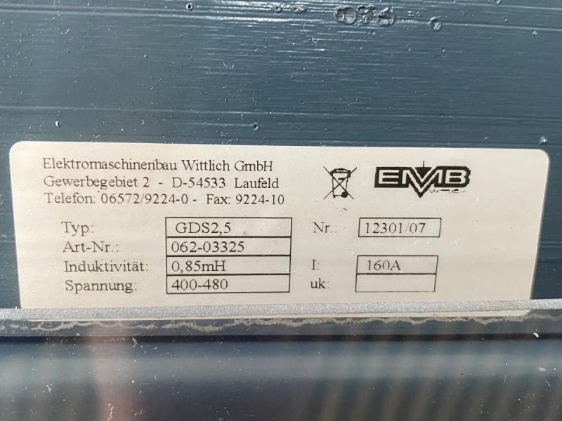 1 Phasen Netzdrossel, Drehstrom-Drosselspule, EMV-Filter Drossel, Induktivität