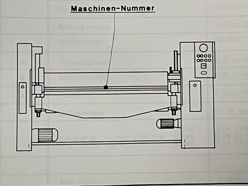 Betriebsanleitung für Schwenkbiegemaschine
