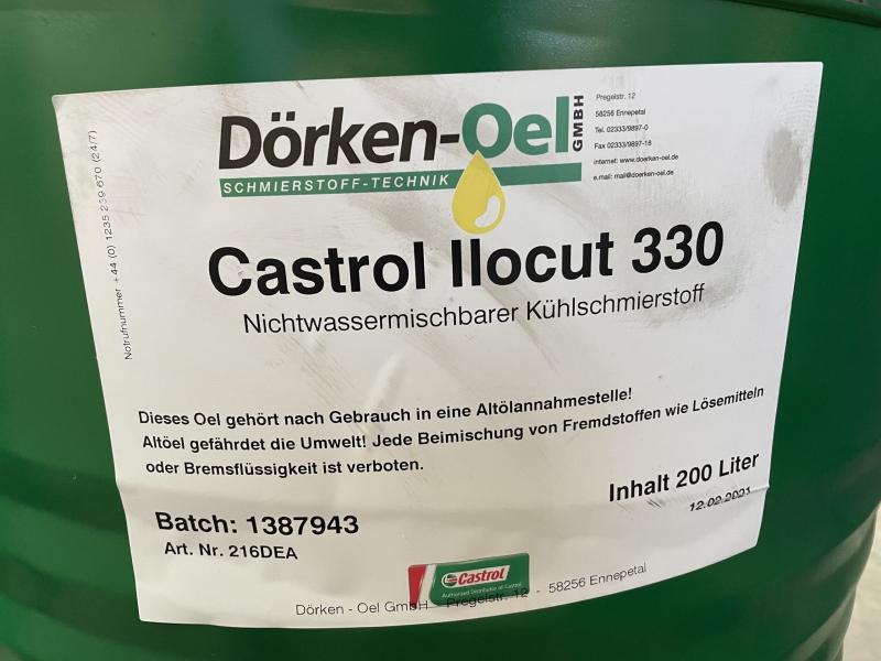 Kühlschmierstoff 208 Liter (nicht wassermischbar), Schmieroel für Spanende Bearbeitung