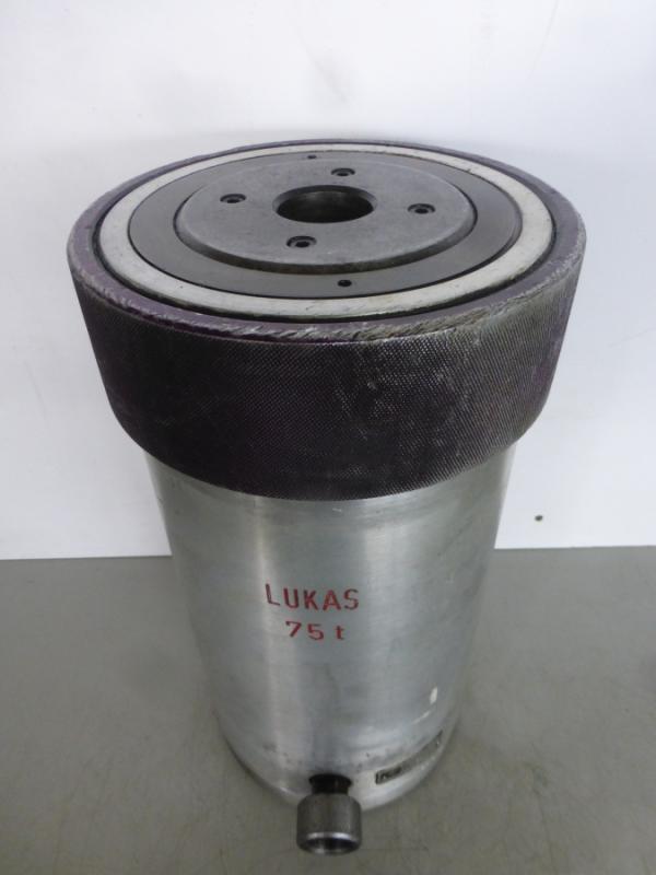 Einfachwirkender Leichtmetallzylinder mit Federrückzug  Hydraulikstempel, Hydraulikzylinder, Lukaszylinder, Maschinenheber