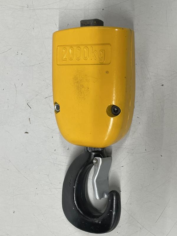 Kranhaken, Hubflasche, Unterflasche für Kettenzug, Lasthaken, 2-strängig