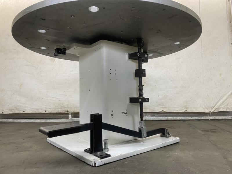 Wendetisch, 180° Rasttisch, Drehtisch mit Aluminiumplatte