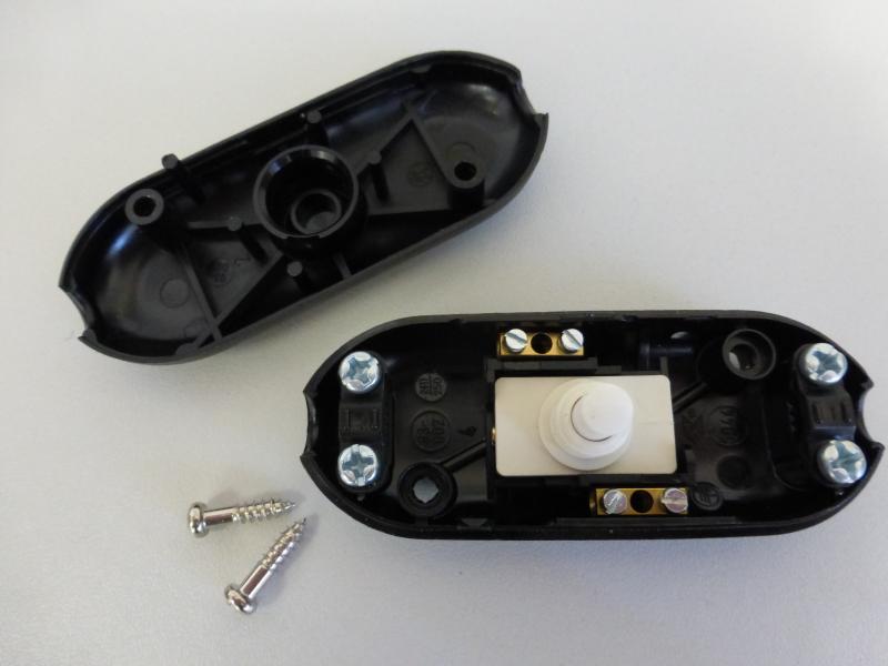 22 Stück Schnur-Zwischenschalter, Leitungsschalter Kabel-Druckschalter, Lichtschalter