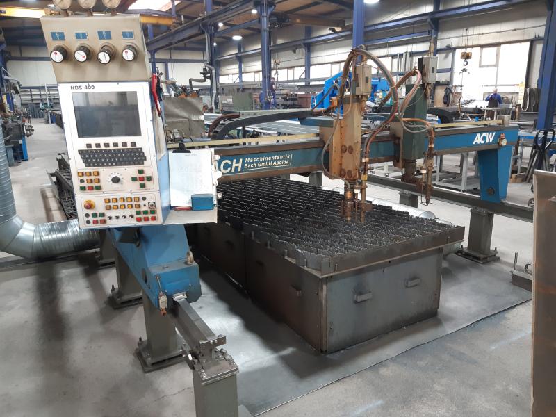CNC Brennschneidanlage, Brennschneidmaschine 2500 x 6000 mm, mit Steuerung NBS 400