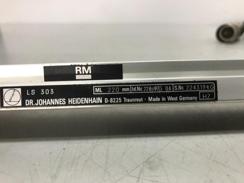 Glasmaßstab, inkrementales Längenmesssystem, Linear Scale, Maßstab mit Glaslineal für Positionsanzeige