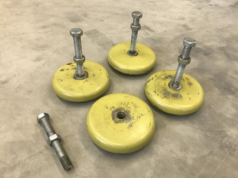 4 Stück Maschinenfüße, Schwingelemente