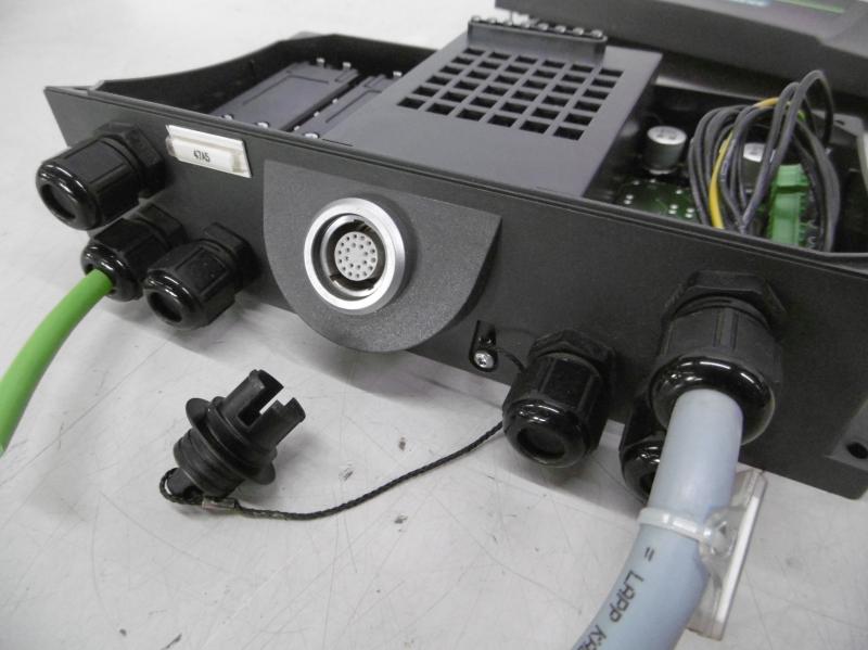 Anschluss-Box, Klemmenbox mit Steckerbuchse für Mobile Panel Serie 170 / 177, Mobile Panel 270 / 277 für Teach Pendant, Teachbox, Handkommandostation, Handpult