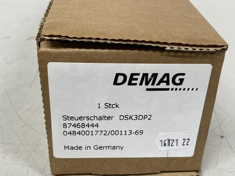 Bedienflasche, Steuerschalter für DEMAG Hubwerk, Hängetaster, Kranflasche, Kransteuerung