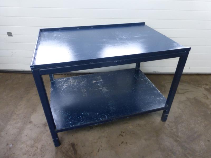 Arbeitstisch, Montagetisch, Metalltisch, Werkbank, Palettentisch, zum aufstellen einer Europaletten