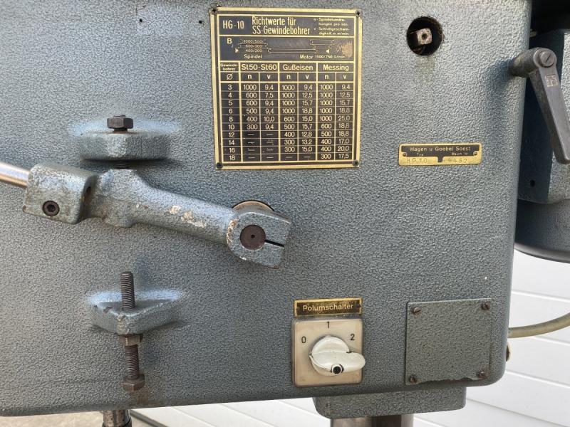 Innengewindeschneidmaschine, Gewindeschneidmaschine mit Leitpatrone