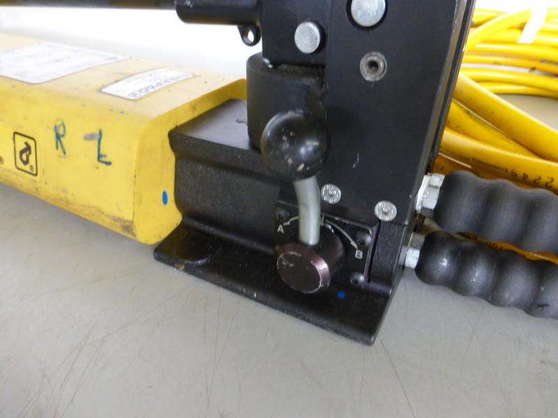 Hydraulische Handhebelpumpe, Hydraulikhandpumpe, Manuelle Hydraulikpumpe für doppeltwirkende Hydraulikzylinder