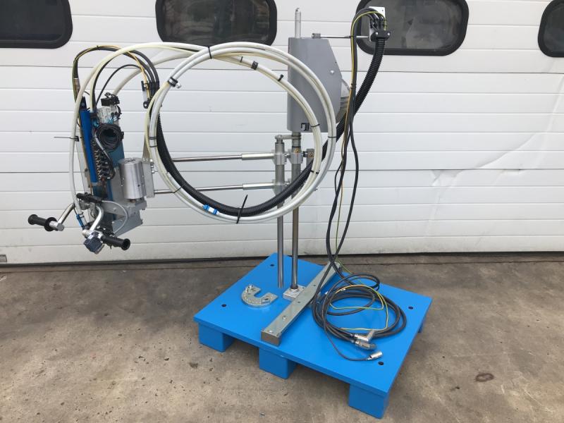 Elektro Dual-Schraubereinheit mit automatischem Vorschub pneumatik Doppelhub, an Handlinggerät