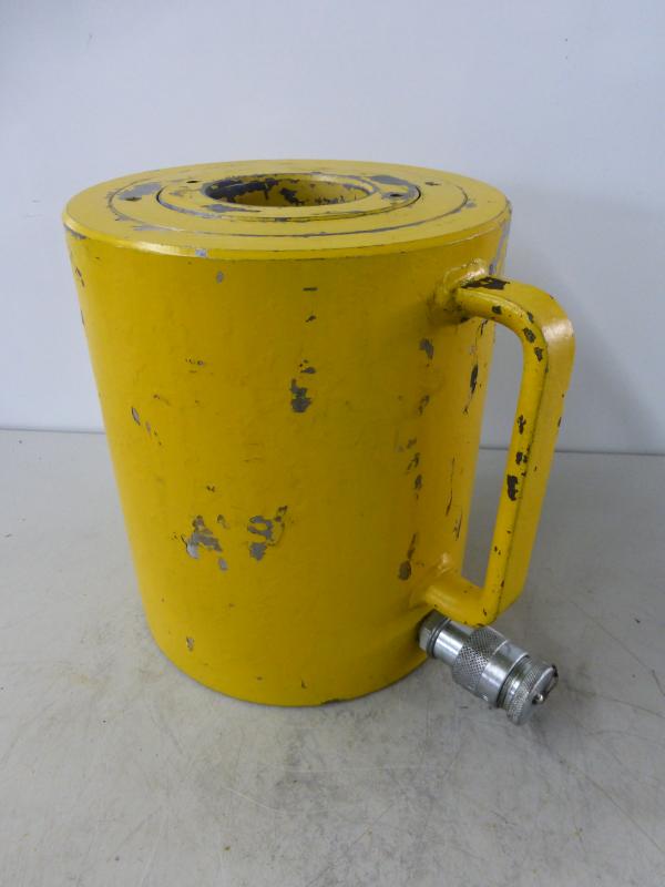 Einfachwirkender Hohlkolbenzylinder mit Federrückzug, Hydraulikstempel, Maschinenheber