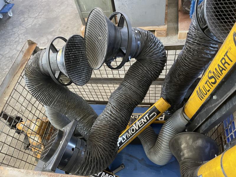 Gelenkarm für Schweißrauchabsaugung, Wandschwenkarm