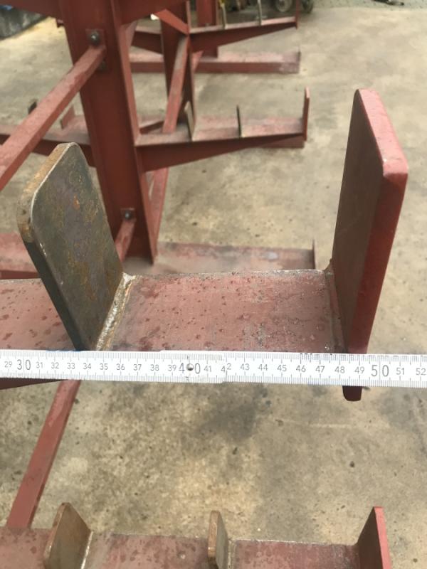 Doppelseitiges Kragarmregal  für Stangenware