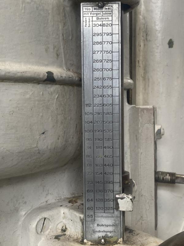 Schwere Säulenbohrmaschine MK5, Kastenständerbohrmaschine