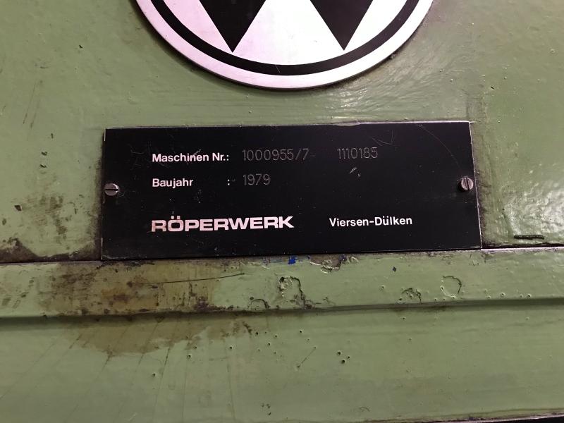 Radialbohrmaschine MK6, mit Plattenfeld 8000 x 2100 mm