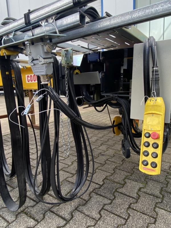 Einträger-Brückenkran mit Hubwerk, Kranbrücke 5 Tonnen, Spurweite 4650 mm
