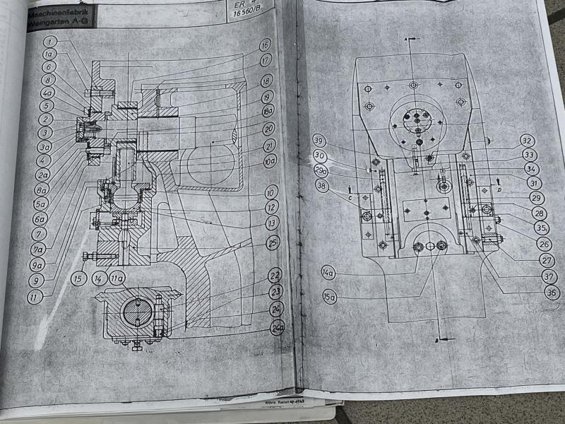 Bedienungsanleitung bzw. Technische Infos für eine Exzenterpresse