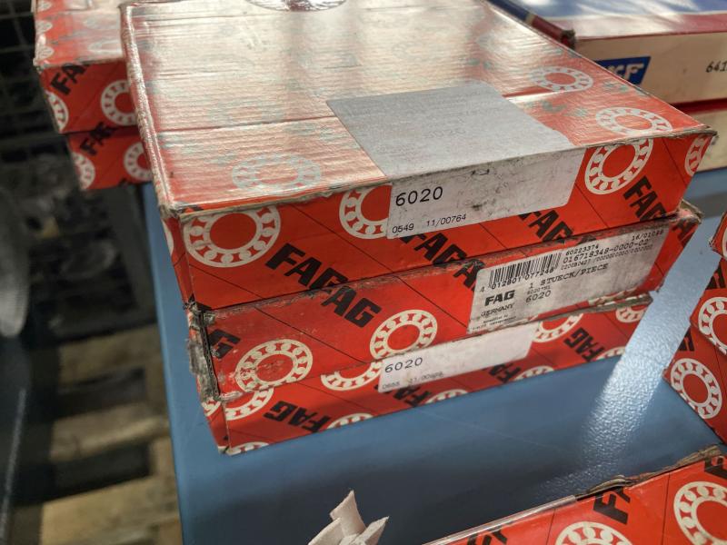 Rillenkugellager 6020, Wälzlager, Kugellager -- 100-150-24 offene Ausführung