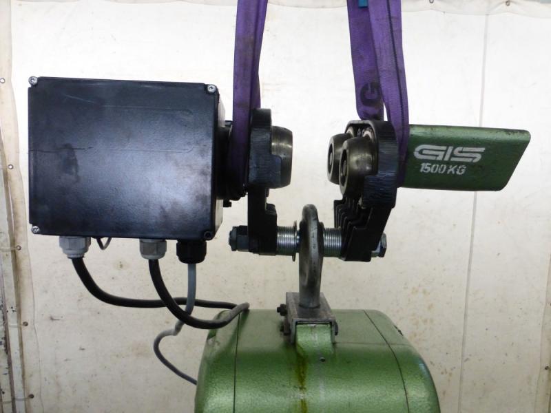 E-Kettenzug, Elektro Hubwerk, Kran 1500 kg