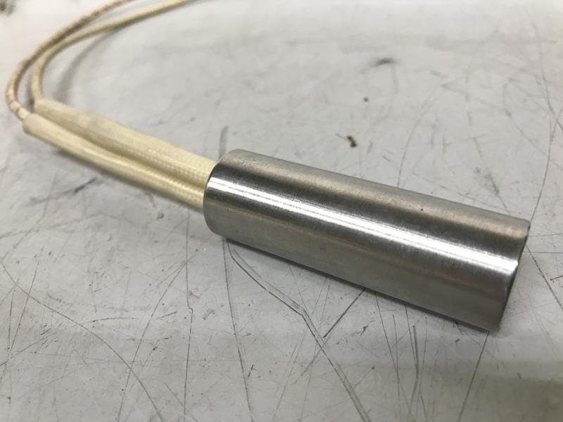 Heizpatrone mit Edelstahlhülse und Keramikverguss, Elektro Heizstab, Elektroheizung