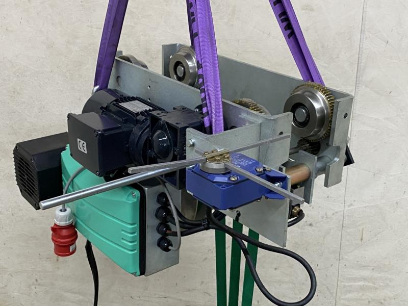 Neuer Elektro Bandzug, Textilbandhubwerk, Kran-Hubwerk mit Katzfahrwerk