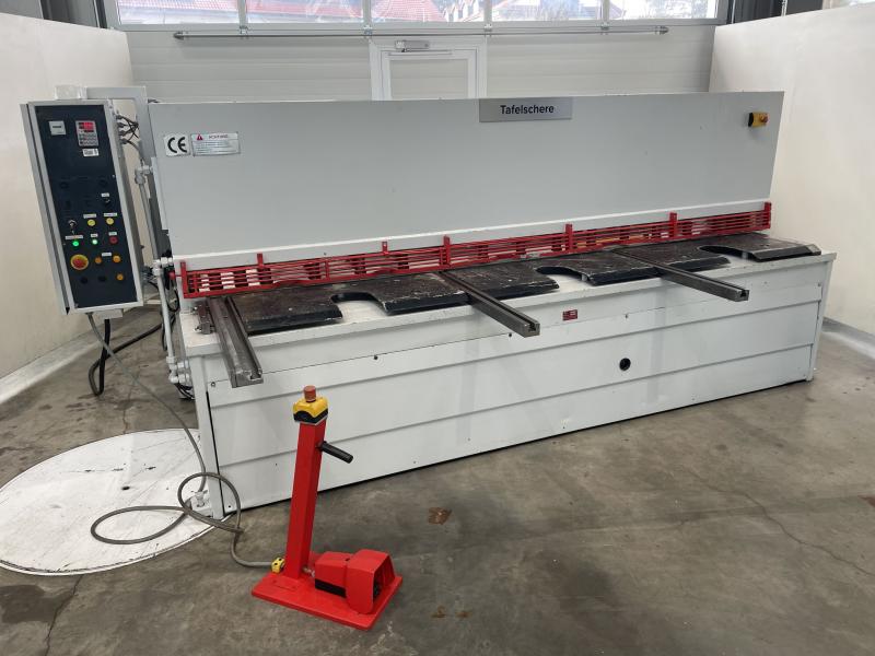 Hydr. Tafelschere, Schwingschnitt-Tafelblechschere