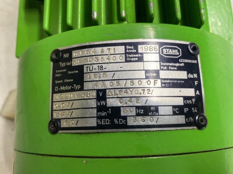 Elektrolaufwagen, Elektrofahrwerk für Kettenzug, Kran Laufkatze, Fahrwerk bis 1100 kg