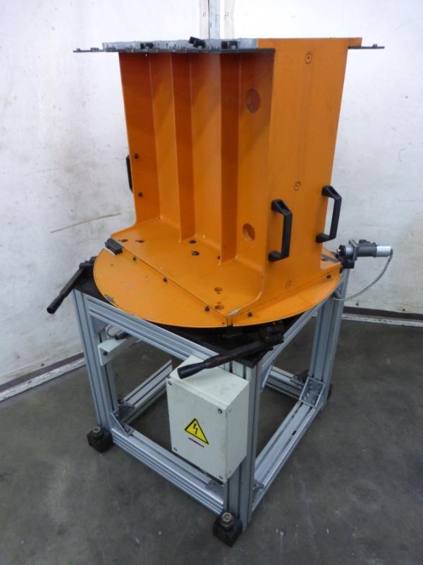 Wendetisch 180° Rasttisch, Drehtisch mit Unterbau aus Aluminium Systemprofil 