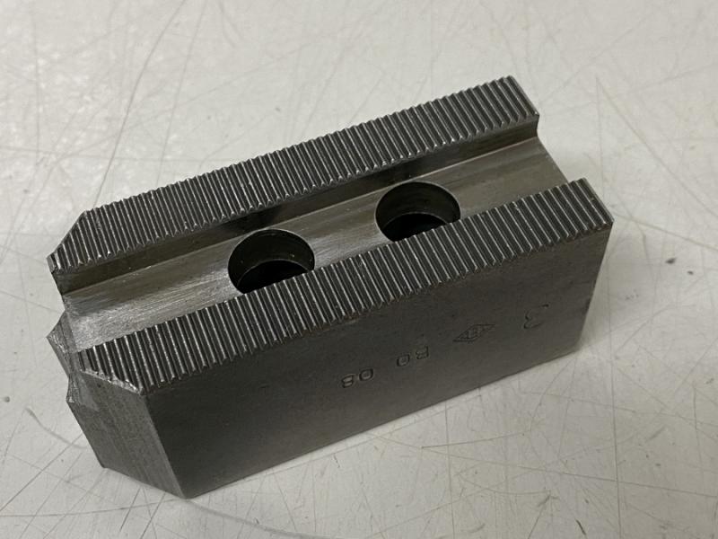 4 Satz Aufsatzbacken, Futterbacken für 3-Backen Kraftspann-Drehfutter