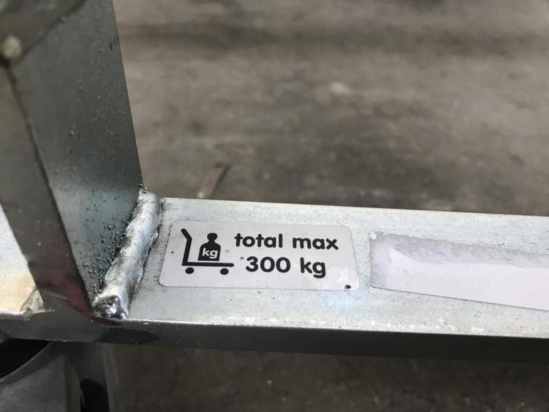 Palettenroller, Bodenroller, Rahmenwagen, Transportwagen GORR für Halbpaletten 80 x 60 cm
