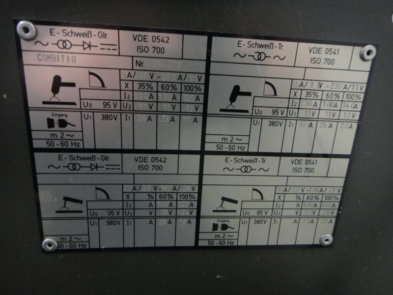 Wig Schweißgerät, Elektro Schweißmaschine 230 Amp.