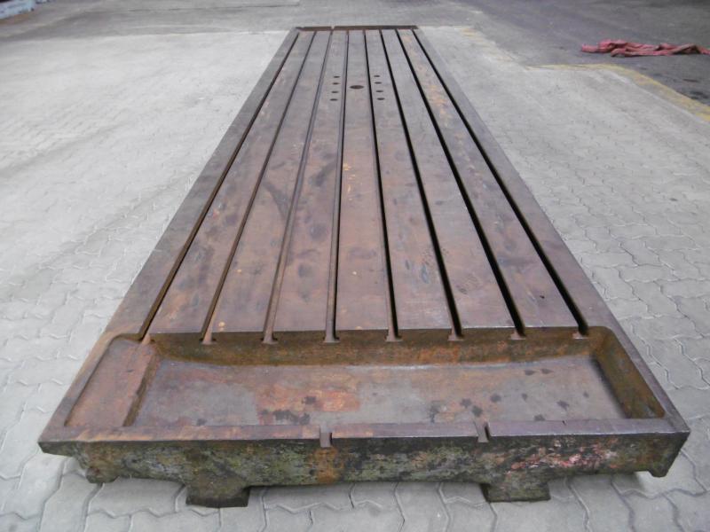 Aufspannplatte mit T-Nuten aus Stahlguß-Grauguß Maschinentisch