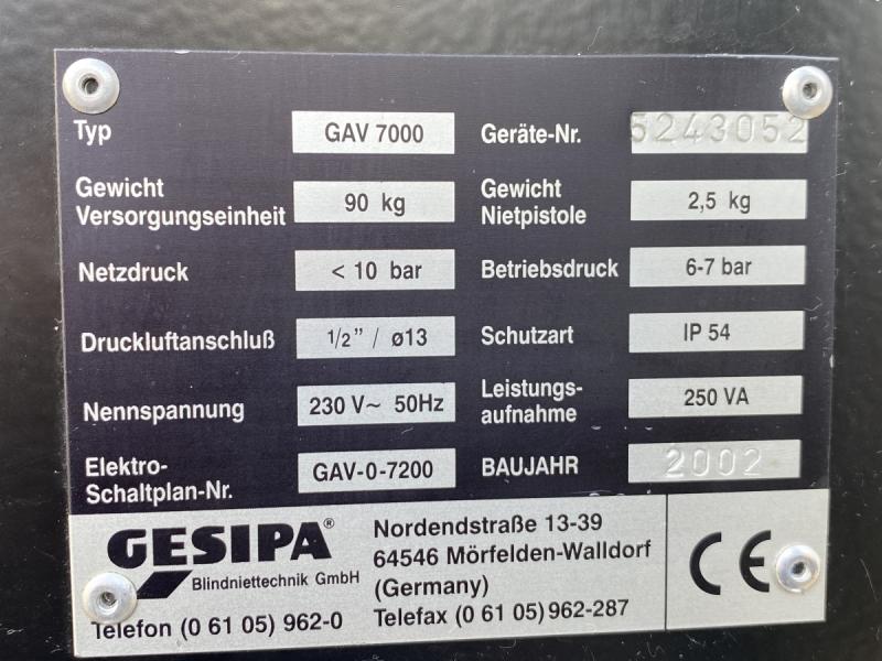 Vollautomatische Blindnietmaschine, Nietautomat Blindnietautomat, Nietgerät mit Zuführanlage