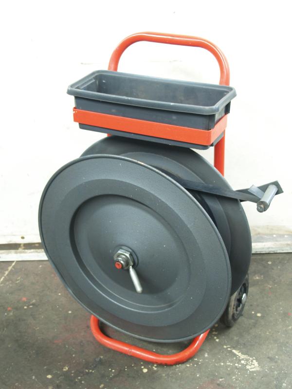 Abrollwagen für Kunststoff-Verpackungsband, Kunststoffverpackungsband, PET Umreifungsband