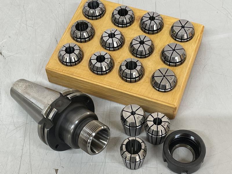 Spannzangenfutter ISO40, SK40, Spannzangensatz mit Spannzangeaufnahme ER25
