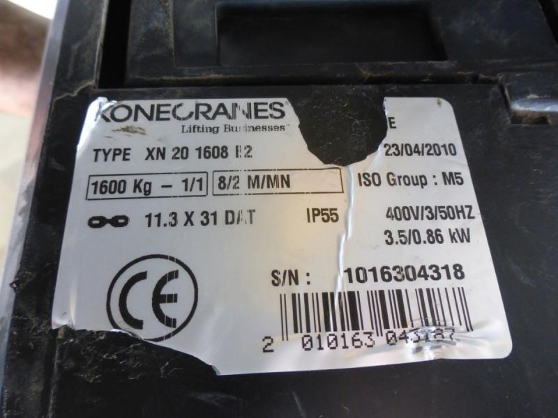 Elektro Kettenzug, Kran, Hubwerk 1600 kg