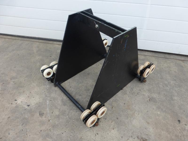 Laufwagen, Handfahrwerk für Kettenzug, Hängekranbahn, Kran Laufkatze, Fahrwerk, Rollfahrwerk, Zweischienenkatze