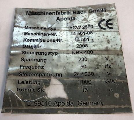 CNC Brennschneidanlage, Brennschneidmaschine