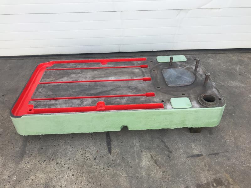 Aufspannplatte mit T-Nuten aus Stahlguß-Grauguß, Grundplatte von Radialbohrmaschine