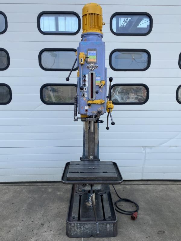 Kastenständerbohrmaschine, Getriebebohrmaschine