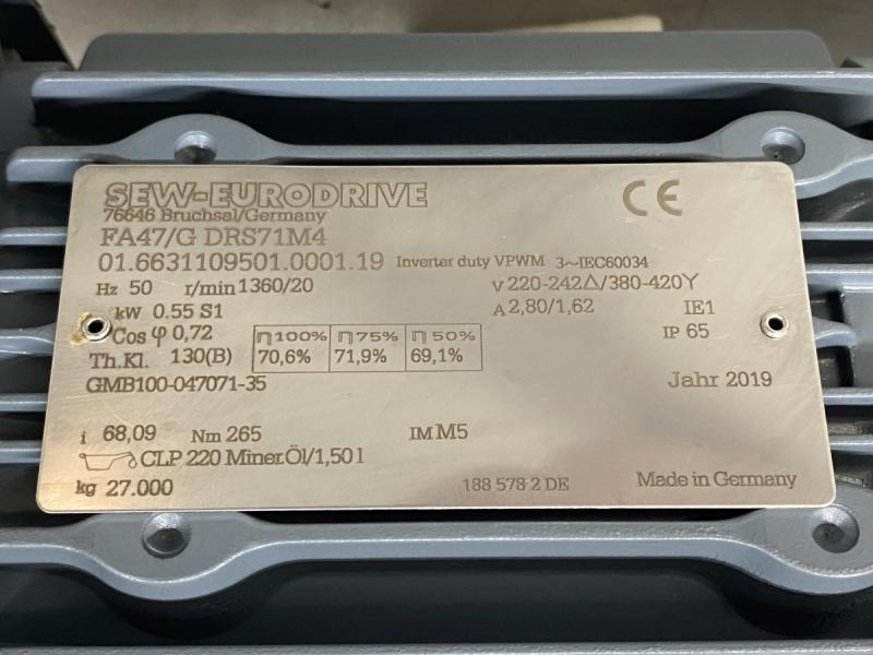 Getriebemotor, Elektromotor, Winkelgetriebemotor Flachgetriebemotor