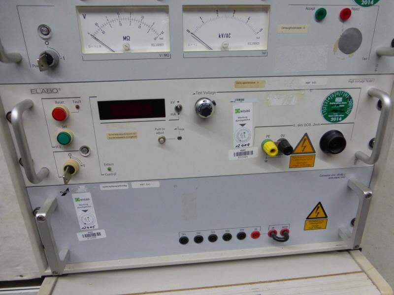 Prüfpult, Prüfstation, Messstation, Prüfgerät, Messgerät, Tester für HV, PE, IS Messung