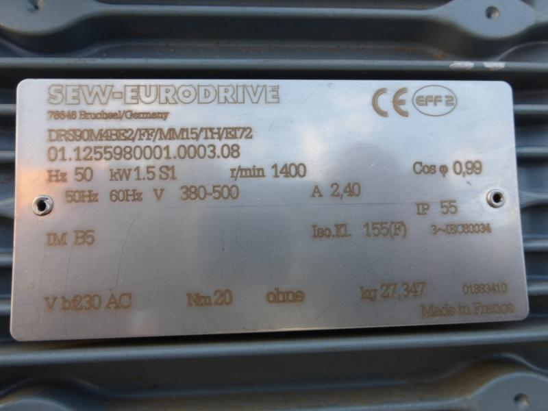 Elektromotor, Getriebemotor mit Schneckenrad Hubgetriebe E-Motor mit Frequenzumrichter