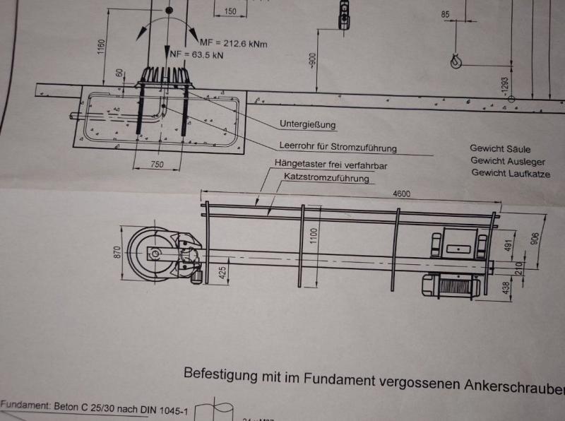 Säulenschwenkkran Säulenschwenkkran