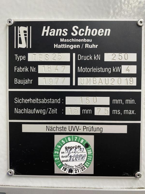 Doppelständer - Hydraulikpresse - Generalüberholt in 2019